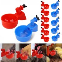 2/4/6/10/20Pcs Automatic Chicken Water Cups Waterer Poultry Drinker Feeder Drinking Bowl Kit Hens Feeder Drinker For Birds Duck