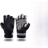AliExpress Unisex Half Finger Cycling Gloves Anti-Slip Breathable Gym Exercise Wristband Cycling Accessories for Men And Women