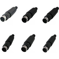 Mini DIN Plug 3/4/5/6/7/8 PIN Chassis Cable Mount Male Female Socket 3-8Pin Welding Wire S Terminal Mini PS2 Male Connector