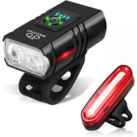 AliExpress BIKEONO Bicycle Light T6 LED Front USB Rechargeable MTB Mountain Bicycle Lamp 1000LM Bike Headlight Flashlight Cycling Scooter tail