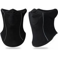 AliExpress Breathable Mesh Neck Gaiter Moisture-wicking Scarf Fashionable Outdoor Riding Neck Warmer Fleece Lining Breathable Holes Half