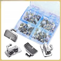 80Pcs/Box Dental Orthodontic Buccal Tube Monoblock Non-Convertible 1st 2nd Molar Roth MBT 0.022 0.018 Dentistry Orthodontic Tool