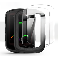AliExpress ONM 2-IN-1 Case + Tempered Glass for Garmin Edge 540 / 840 GPS Bicycle Stopwatch Screen Protector Glass Film & Silicone Cover