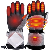 AliExpress NONE Winter Gloves 3M Cotton Heating Hand Warmer Electric Thermal Gloves Waterproof Snowboard Cycling Motorcycle Bicycle Ski Outdoor