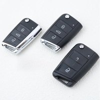 3 Botton Car Key Case Shell Housing for Volkswagen Tiguan VW Golf 7 4 5 Mk4 6 MK7 for Skoda Octavia A7 for Seat Leon Ibiza Altea