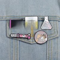 Chemical Laboratory Enamel Pins Custom Sisters in Stem Brooches Lapel Badges Clothes Funny Jewelry Gift for Friends