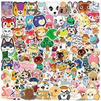 AliExpress Kpustyle 10/30/50/100pcs Classic Game Animal Crossing: New Horizons Stickers Cute Cartoon Graffiti Sticker Decals for Suitcase Diary Bike