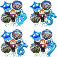 ROBLOX Birthday Foil Balloons Set Cartoon Party Decoration Supplies Baby Shower Favor Game Gift Number Balloon Boy Toy diy