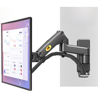 NB F150 aluminum gas spring 3-12kg 100x100 75x75 17"-35" TV monitor wall mount screen air press wall bracket holder tilt swivel