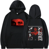 Classic Gangsters Movie Scarface Hoodies Tony Montana Al Pacino Hooded Sweatshirts Men Women Vintage Gothic Oversized Pullovers