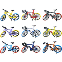 AliExpress HGCYRC 1:8 New Model Colorful Alloy Bicycle Diecast Mini Finger Mountain Bike Simulation Metal Bicycle Collection Gifts Toys for boys