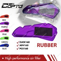 Air Filter Cover for PCX160 Click160 ADV160, Colorful Rubber Air Cleaner Cover, Motorcycle Air Intake Filter Cap