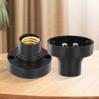 E14 Edison Lamp Holder Light Bulb Screw Socket Conversion Lampholders Surface Fixing Base Holder