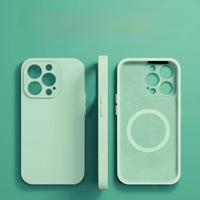 Original For Magsafe Liquid Silicone Phone Case For iPhone 14 11 12 13 Pro Max Mini Plus XR X XS Magnetic Wireless Charge Cover