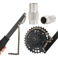 AliExpress riderace Bicycle Flywheel Removal Tool Kit 2 In 1 Cassette Freewheel Flywheel Remover Sprocket Extractor 12 Teeth Bike Chain Repair Tools