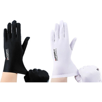 AliExpress NONE Summer Gloves Men Ice Silk Sun Proction Driving Glove Fishing Gloves Breathable Cycling Hiking Glove Full Finger Gloves