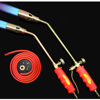 Multifunctional High Temperature LPG Gas Welding Torch Household Burning Pig Hair Flamethrower Extended BBQ Torch Flame Gun