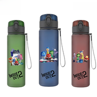 AliExpress MINISO Anime Inside Out 2 Joy Sadness Fear Disgust Animation Animation Outdoor Sports Fitness Cycling Marathon Running Water Bottle