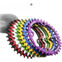 AliExpress NONE Deckas 104BCD Round Narrow Wide Chainring MTB Mountain bike bicycle 104BCD 32T 34T 36T 38T crankset Tooth plate Parts 104 BCD