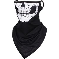AliExpress NONE Unisex Skull Face Mask Multi-function Motorcycle Rider Face Scarf Earloops Cover Cycling Bandana Windproof Sunscreen Neck Gaiter