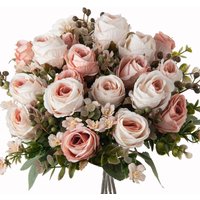 Silk Artificial Flowers Roses Wedding Bridal Bouquets Home vase Christmas Outdoor garden bonsai Arch diy Gift box festival Decor