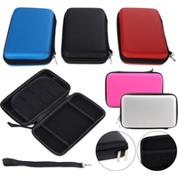 Hard EVA Carrying Case Bag Pouch for Nintendo 3DS XL LL Console Protective Protective Film with Hard Cover for New 3DS XL 3DS LL