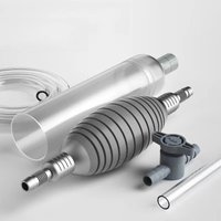 1.5m Aquarium Manual Water Changer Fish Tank Air Pump Cleaning Tools Handheld Aquarium Cleaner Vacuum Siphon Pump Pet Products