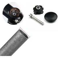 Bike Headset Steer Star Nut Bolt Top Cap Set Cycling Part For 1-1/8 In 28.6mm Bicycle Front Fork Steerer Straight Tube Screw