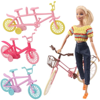 AliExpress NONE 30cm Doll Toy Accessories Simulation Bicycle Model Ornaments For Christmas Birthday Girl