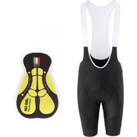 AliExpress KEMALOCE Black Cycling Bib Shorts Men Shockproof 5D Gel Pad Bike Bib Shorts Reflective Men MTB Lycra Bicycle Tights Knicker