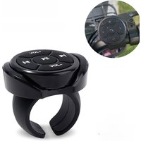 AliExpress KEBETEME Media Wireless Bluetooth Button Remote Controller Car Motorcycle Bike Steering Wheel MP3 Music Play For IOS Android Phone Tablet