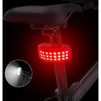 AliExpress NATFIRE Bicycle Rear Light 17 Light Modes 4 Color Red Blue White Green Type C Rechargeable LED Taillight Back Light for Cylcling