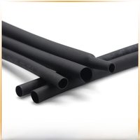 1/2/5M Black 2:1 Heat Shrink Tube Dia 1 2 3 4 5 6 7 8 9 10 12 14 16 20 25 30 40 50 mm Polyolefin Thermal Cable Sleeve Insulated