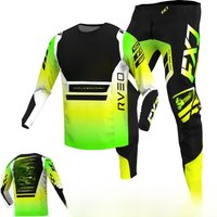 AliExpress NEW 2025 FXJ enduro motocross gear set mx jersey pants green motorbike clothing mtb carracing suit Off Road equipment