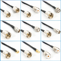 SL16 M PL259 SO239 UHF Male to SMA BNC TNC UHF N Male & Female Q9 L16 Pigtail Jumper RG58 RG-58 3D-FB Extend cable 50 Ohm
