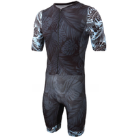 AliExpress Zone3 Men's Cycling Jersey Short Sleeve Set One-piece Jumpsuit Maillot Bicycle Mtb Clothing Ropa Ciclismo Male Running TriSuit