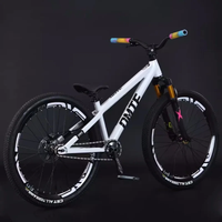 AliExpress Single Speed XC Mountain Bike AM Mtb Bike 26inch Cross Country Bicycle High Strength Frame Oil Disc Brake Oil and Spring Fork