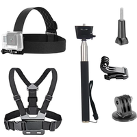 Accessories Bundle Kit Head Strap Mount/Chest Harness/Selfie Stick for Gopro Hero 13 12 11 10 9 8 7 6 5 4 3 2/AKASO EK7000/Brave
