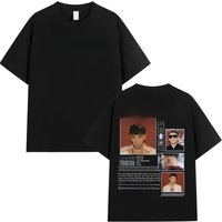 Rapper QUEVEDO Tour 2024 Graphic T Shirt Men's Retro High Quality Fashion T-shirts Man Retro Oversized Cotton T-shirt Streetwear