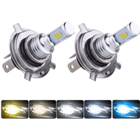 2Pcs H4 H7 880 881 80W 16000LM Car LED Headlight Bulbs H11 9006 HB4 9005 HB3 H8 H9 H1 Mini Headlamp Bulb Fog Light 4300K 12000K