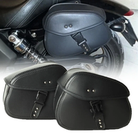 Universal Motorcycle SaddleBag Motorbike Side Bags Storage Tool for Harley Suzuki Kawasaki Yamaha