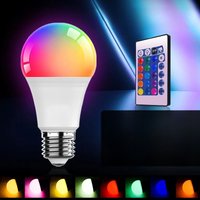 LED Light Bulbs AC 220V E27 RGB Bombillas Led Lamp IR Remote Control Changeable Colorful RGB White Ampoules Spotlight Led Bulb