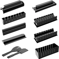 10 Piece Kitchenware Sushi Tool Set DIY Mold Set Sushi Mold Set 10 Piece Sushi Mold Set