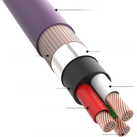 Preffair D507 Hifi Audio Cable OCC Copper AC Power Cable Audiophile Power Cord Roll Cable