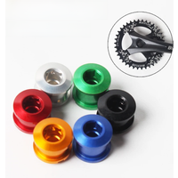 AliExpress NONE BUCKLOS 6.5/8.5mm Bicycle Chainwheel Screws Road MTB Chainring Bolts Aluminum Alloy Bike Crankset Bolts Accessories