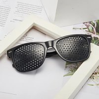 AliExpress NONE Black Eyesight Improvement Care Exercise Eyewear Glasses Training Cycling Eyewear Pin Small Hole Sunglass Camping Eyeglasses