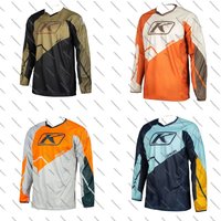 AliExpress NONE Summer BMX DH MTB Long Sleeved T-Shirt Bicycles Clothes KLTM Retro Motocross Jerseys Motorcycle Mountain Bike Cycling Clothing