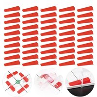 100PCS Red/ Black Plastic Wedges Ceramic Tile Leveling System Tiling Floor Wall Carrelage Construction Tools Building