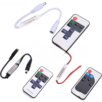 DC5V 12V 24V RF Wireless LED 3/9/11Key Remote Control Controller LED Dimming Controller for LED Light Bar Brightness Adjustment