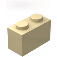 500X For 3004 93792 1x2 high-tech Changeover Catch Building Blocks Parts MOC DIY Educational Classic Brand Gift Toys Khaki Tan